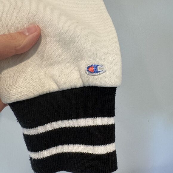 Champion Purdue Boilermakers Varsity Hoodie Jacket Black White Snap Womens Small - Picture 6 of 10